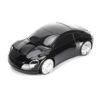 ASHATA 2.4G Wireless Mouse, Cute Car Mouse with USB Reciver, 1600DPI Optical Mice for PC Computer Laptop Tablet, with LED Light (Black)