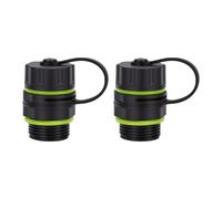 ASHATA 2 Pack IP68 Water proof Panel Mount RJ45 Coupler, Shielded Female to Female 8P8C for Cat5e Cat6 10Gbps Ethernet