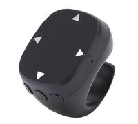 ASHATA 2025 Upgraded Scrolling Ring Remote Control, Touchscreen Smart Bluetooth Remote Control for Phones Tablets Page Turner, for Android Devices (Black)