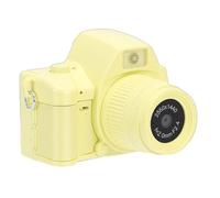 ASHATA 2K Digital Camera, Retro Keychain Camera with LED Light and 4 Filters, Real Time Viewing Video Recorder Built in 180mAh Battery for Travel (Yellow)