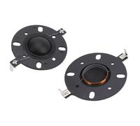 ASHATA 2PCS 25.5mm Tweeter Diaphragm Replacement, Speaker Horn Voice Coil for 4 Inch Tweeter with Polyester Material Dome Design Welded Terminals