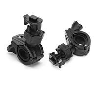 ASHATA 2Pcs Car DVR Holder 360 Rotating Mount for Vehicle (Single buckle | 360 Degree , Ball Joint Adjustment, POM Material, Tool Free Installation, Handlebar Clamp, Wide Clamping Range