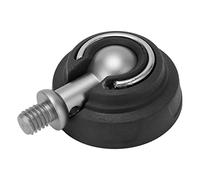 ASHATA 3/8in Tripod Foot Pad Replacement,Rubber Stainless Steel Non Slip 50mm Diameter Camera Tripod Foot Replacement,Ball Head Design,Occupy Little Space and Convenient to Take and Carry