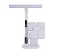 ASHATA 3 Lighting Modes Foldable LED Desk Lamp Near Infrared Red Light Technology for Reduced Eye Strains Lithium Battery 3600mAh