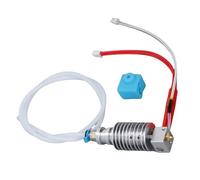ASHATA 3D Printer Hotend Kit, 0.4 Mm Nozzle Replacement with Silicone Cover for I3 Mega 3D Printer, in Front of Installed Heating Tube and Thermistor