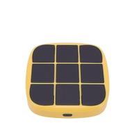 ASHATA 4 In 1 Electronic Tic Tac Toe Game, Handheld Puzzle Games Console, Portable Travel Playing with 5 Fun Brain Memory Games, Supported Silent Function (Yellow)