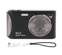 ASHATA 4K Digital Camera for Photography, 64MP 18X Digital Zoom AF Auto Focusing Portable Rechargeable Compact Travel Camera for Gatherings Graduations