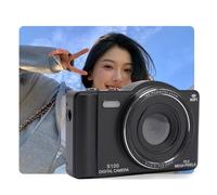 ASHATA 4K Digital Camera with Flash, 75MP Dual Lens, 16x Digital Zoom, WiFi, Autofocus, 2.8 Inch HD Touchscreen with 32GB Card for Photography Travel (32GB)