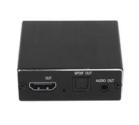 ASHATA 4K HDMI Audio Extractor Splitter, HDMI to Optical SPDIF 3.5mm Sound Extractor Adapter Splitter Converter, Support HDCP 1.4, for Speaker Amplifier Headphone