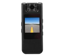 ASHATA 4K Wearable Camera, POV Camcorder Body Camera with 180 Degree Rotatable Lens 120° View Angle WiFi LCD Screen Motion Detection 128GB for Law Enforcement Security Travel