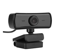 ASHATA 4K Webcam, 2K Video, 2560 x 1440 Resolution, Built-in Microphone, Auto Focus, Plug and Play, Black