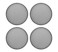 ASHATA 4Pcs Round Ceiling Speaker Grill Cover, Mesh Car Speaker Guard Grille Protector for DIY Home Theater, 6.7" Inner X 7" Outer