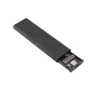 ASHATA 4TB M.2 NVME SATA SSD Enclosure Adapter, Aluminum Alloy USB C 3.1 Compatible with SATA, for SSD 2242 2260 2280