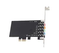 ASHATA 5.1 Channel PCIe Card, CMI8738 Chip, 6 Channel Sound | Multi Speaker Surround, PC Gaming , HRTF 3D Positional, 32 Bit PCIe x1, CD Software Included