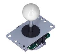 ASHATA 5 Pin 8 Ways Joystick Replacement Parts For 360 Suitable For PC Gaming Experience Metal + ABS Material (White)