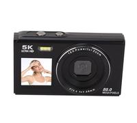 ASHATA 5K Digital Camera for Photography Autofocus, 80MP UHD Vlogging Camera for YouTube with Dual Screen, 18x Digital Zoom, WiFi, Built in Flash, for Content Creators (32GB)