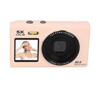ASHATA 5K Digital Camera, WiFi Retro 80MP Camera for Photography with 18x Zoom 2.8 & 1.5 Inch HD Screen Dual Lenses Webcam Function for Beginners Teens Kids (32GB)