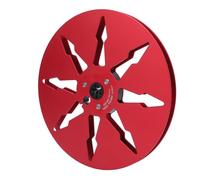 ASHATA 7 Inch Empty Aluminum Alloy Sound Tape Reel for ReVox Studer, Recordings, Improved Sound Quality for 1/4 Inch Tapes (Red)