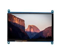 ASHATA 7-Inch LCD HD Display for Raspberry Pi, 1024x600 Resolution, Capacitive Touch Screen, HDMI Interface, Ultra HD Screen