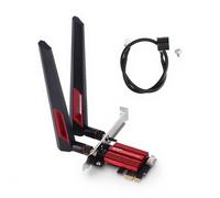 ASHATA 7260AC WiFi 6 PCIE WiFi Card for Desktop, Pro PCIE WiFi Card, 1200Mbps 2.4G 5G Dual Band BT4.0 PCIE Wireless Network Card with 2 10dBi Gain for Windows 7 8 10 11, ASHATA7yzfcgutxm
