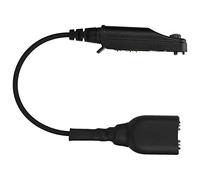 ASHATA A58 K Head 2Pin Walkie Talkie Audio Cable Adapter, Easy to Carry Durable Plastic Material, with Screw for Secure Fastening, for BF9700 A58 UV XR UV5S GT3WP UV9R Plus