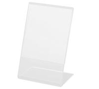 ASHATA Acrylic Photo Frame, L Shape Clear Picture Frame Holder, 3 Inch Desktop Table Photo Self Standing Portrait Bracket, for Instax Mini 8/7s/25/50s/90/9 Film