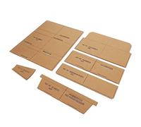 ASHATA Acrylic Wallet Pattern Stencil Set DIY Acrylic Mold Template Handcrafted Tool for Long Wallet Sewing, Transparent Cutting Leather Craft Supplies