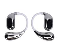 ASHATA AI Translation Earbuds, Bluetooth Two Way Translation Earbuds Supports Over 144 Languages, HiFi Stereo Sound Earphones with 4 Translation Modes for Travel Business (White Silver)