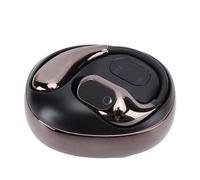 ASHATA AI Translation Earbuds Real Time, Bluetooth Open Ear Headphones Ear Hook, 80 Languages Translater & 4 Translation Modes, 5H Playtime, Charging Case, for Travel Business (Black)