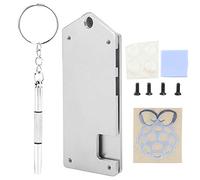 ASHATA Aluminum Alloy Case Kit for zero w, UltraThin nonslip DustProof Protective Shell with screwdriver hole for zero w for DIY enthusiasts.(Silver)