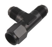 ASHATA Aluminum Flare Tee Fitting 3 Way Adapter for Hydraulic (JT08AN8) | CNC Machined Connector, Automotive Air Line, Durable Alloy Build, Splitter Union Joint