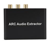 ASHATA ARC to Adapter, Return Channel Adapter, 3.5mm Jack,Support Optical,Coaxial Output,192KHz Sampling Rate,Iron Shell, Strong and Durable