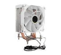 ASHATA ARGB CPU Air Cooler, CPU Cooler with ARGB LED Strips, 4 Copper Heat Pipes Single Fan Hydraulic 120mm PC CPU Cooling Fans for 2011 B Self Backplane Motherboard