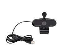 ASHATA Automatic Focus 2K Webcam with Crisp Sound for Webinars, Meeting - Built In Mic,Noise Reduction Chip - 1 X Webcam