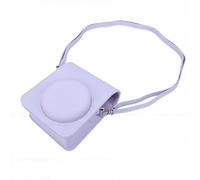 ASHATA Bag Protective Case with Removable Top Cover Convenient Recording Access Idea for Vintage Camera Lovers PU Leather (Purple)