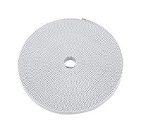 ASHATA Belt 3D Printer Accessories Timing Belt 10mm Rubber Synchronous Belt (White 10m)