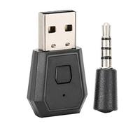 ASHATA Bluetooth Adapter for PS4/Slim/Pro, USB Bluetooth 4.0 Audio Transmitter, Bluetooth Headset Dongle, Plug and Play, Support A2DP/HFP Wireless Audio Adapter