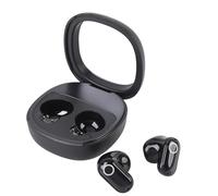 ASHATA Bluetooth Language Translator Earbuds, 144 Languages Online Translation Earphones Headphone, App Control, 4H Playtime, for Travel Business Meeting Learning (Black)