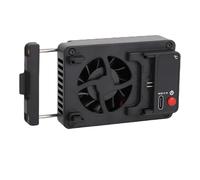 ASHATA Camera External Cooling System, DSLR Camera Cooling Fan with Silent Fan LED Screen Smart Temperature Control USB Power Suitable for Various Cameras