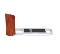 ASHATA Camera L Shape Grip, Aluminum Alloy with Pear Wood Handle (Silver)
