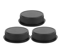 ASHATA Camera Lens Rear Cover, Lens Cover Kit Plastic Material Black Color Light Weight Stable Characteristics for Pentax PK Mount Camera