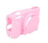 ASHATA Camera Silicone Case, Camera Protective Case for SX740 SX730 High Elastic Silicone Material Precise Design Anti Slip Portable for Outdoor Recording Travel and Everyday Use (Rosy)