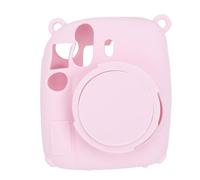 ASHATA Camera Silicone Case, Camera Protective Soft Cover for Fuji Mini12, Made from High Elasticity Silicone Precise Fit Anti Slip Portable for Photography, Travel and Daily Use (Rosy)