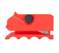 ASHATA Cardboard Cutter for Cat Scratchers, 3D Printed Card Board Cutter Kids DIY Cat Scratchers Cardboard Strip Tool Machine for Making Scratching Board Bed (Red)