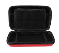 ASHATA Carrying Case for 3DS XL/New 2DS XL, Hard Protective Shell Travel Case with 8 Game Slot Inner Pocket for New 3DS - Super NES Edition (Red)
