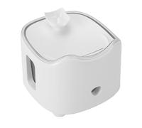 ASHATA Cat Water Fountain 1.8L, Cordless Cat Fountain 20W Solar Powered, Silent Pet Drinking Dispenser, Whisper Quiet Operation, Normal Water Flowing