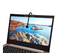 ASHATA Center Cam, PC Center Webcam, 8MP Middle Screen Cam with Built in Mic Drive Free Fixed Focus USB Center Webcam for PC Laptop Home Video Conferences