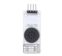 ASHATA Chinese Speech Synthesis Module, UART Interface 10 Levels Volume Adjustment and 30 Levels Speed Control, for Vehicle Terminals, Bus Stop Announcements and Voice Intercoms