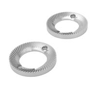 ASHATA Coffee Grinder Burrs Set 60MM Stainless Steel Flat Burrs for Easy Maintenance and Efficient Grinding Suitable for Various Brewing Methods 2pcs