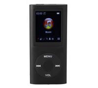 ASHATA Compact Portable Music Player with Multiple Formats and 8 Hour Battery Life for On-the-Go Listening - Includes Earphones and Accessories (No Memory)
